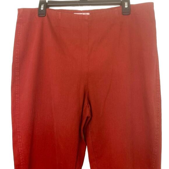 NIC+ZOE NWT Seams All Day Denim Slim Ankle Pants In Dahlia Size 16 - Picture 5 of 13